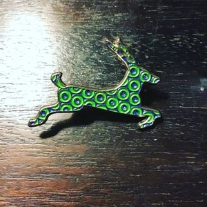 Green and Blue Antelope Pin Limited Edition Phish